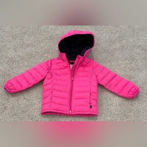 Baby GAP Bright Pink Puffer Jacket size 4, Cold Control Coat for Kids